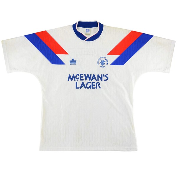 Camiseta Rangers Replica Segunda Ropa Retro 1990 1992 Blanco